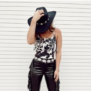 Concho baquero western hat